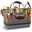 MB-TT Extra Large Tote w/ Rubber Base