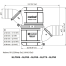 dimensions of Vetus HD Exhaust Waterlock - Muffler Type NLP
