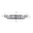 Vetus Rotatable Waterlock Muffler, 75 mm