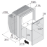 DW51 Refrigerator/Freezer Stainless Steel - 1.8 cu. ft. (Flush Flange)