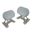 half of Weaver Industries Universal Dinghy Chocks with Tilting Pads - 1,000 lb Capacity