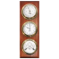 Endurance Weather Center - Brass with Mahogany Plaque