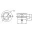 Heavy Duty 316 Stainless Steel Cast Round Slam Latch Locking