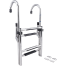 Stainless Steel Gunwale-Mounted Removable Ladder