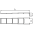 Stainless Steel Over Platform 3 StepTelescoping Ladder