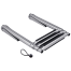 Stainless Steel Over Platform Telescoping Ladder