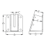 Stainless Steel Transom Dive Ladder Brackets