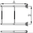 Stainless Steel Under Platform 3 Step Telescoping Ladder