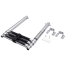 Stainless Steel Under Platform 3 Step Telescoping Ladder