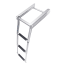 Under Platform Ladder, Spring Loaded - Stainless Steel