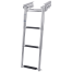Under Platform Ladder with Quick Release Latch - Stainless Steel