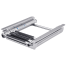 Wide Mount Under Platform 3 Step Ladder, Spring Loaded - Stainless Steel