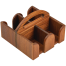 Four Mug Holder - Teak