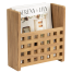 in use of Whitecap Industries Grate Front Teak Magazine Rack