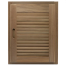 60724 of Whitecap Industries Louvered Door & Frame