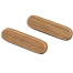 back of Whitecap Industries Oblong Teak Drawer Pull