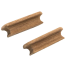 side of Whitecap Industries Rectangular Drawer Knob