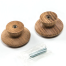 with hardware of Whitecap Industries Round Teak Drawer Knob