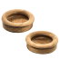Round Teak Drawer Pul