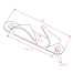 dia of Whitecap Industries Skene Bow Chocks