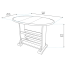 dim of Whitecap Industries Small Drop Teak Leaf Table