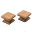 60130 of Whitecap Industries Square Drawer Knob