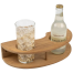 63218 of Whitecap Industries Teak Curved Two Drink Rack