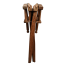 folded of Whitecap Industries Teak Director's Chair - Frame Only