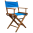 pacific blue of Whitecap Industries Teak Director's Chair
