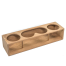 62634 of Whitecap Industries Teak Four Drink and Binocular Rack