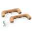 side of Whitecap Industries Teak Handle Drawer Pull