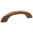 60114 of Whitecap Industries Teak Curved Grab Handle