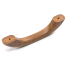 bottom of Whitecap Industries Teak Curved Grab Handle