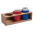 62624 of Whitecap Industries Teak Three Insulated Drink or Bottle Rack