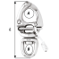 HR Quick Release Snap Shackle With Swivel Eye
