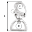 HR Snap Shackle - Webbing Swivel