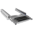 folded of Windline Slide Mount Telescoping Self Locking 3 Step Ladder