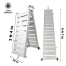 MG200 Safe Portable Aluminum Boat Access Ramp w/ Handrail (6 ft. 7")