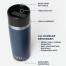 16 oz Travel Bottle with Commuter Cap