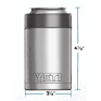 Dimensions of Yeti Coolers Rambler Insulated Colster - Can & Bottle Holder