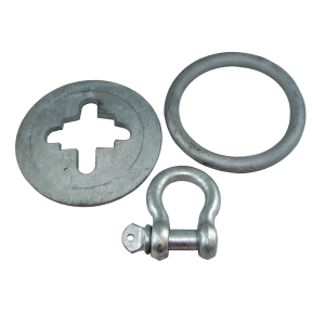 STAR PLATE & RING  & SHACKLE FOR3IN TUBE