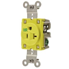 20 Amp 125 Volt Straight Blade Single outlet Receptacle
