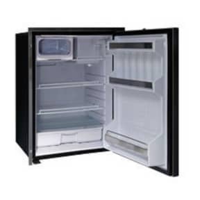 Cruise 130 Clean Touch Stainless Steel Fridge Freezer Open
