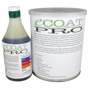 eCoat PRO Flexible Durable Deck Coating Kit - for Metal, Wood or Concrete