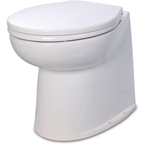 Deluxe Flush Electric Toilet - 17" Straight Back