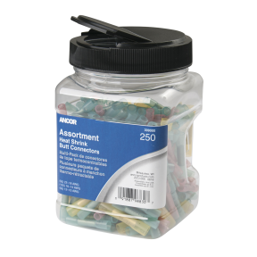 Ancor Assorted Heat Shrink Butt Connectors - 250 Pieces