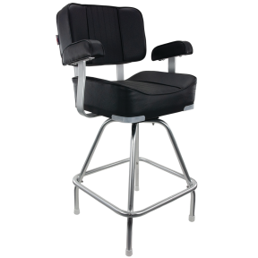 Deluxe Captain's Seat w/ Stand - Black