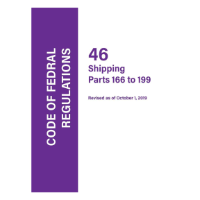 cfr46g of Nautical Books Code of Federal Regulations CFR 46