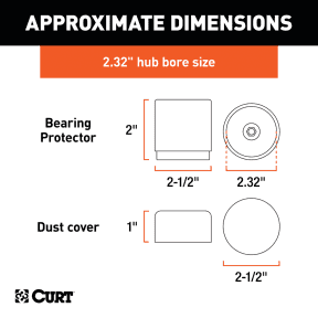 2.32" Bearing Protectors & Covers (2-Pack)