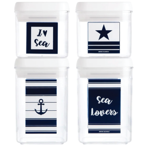Canister Set Sea Lovers - Set of 4